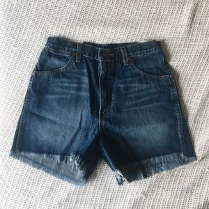 Wrangler High-waisted Cut-off Shorts